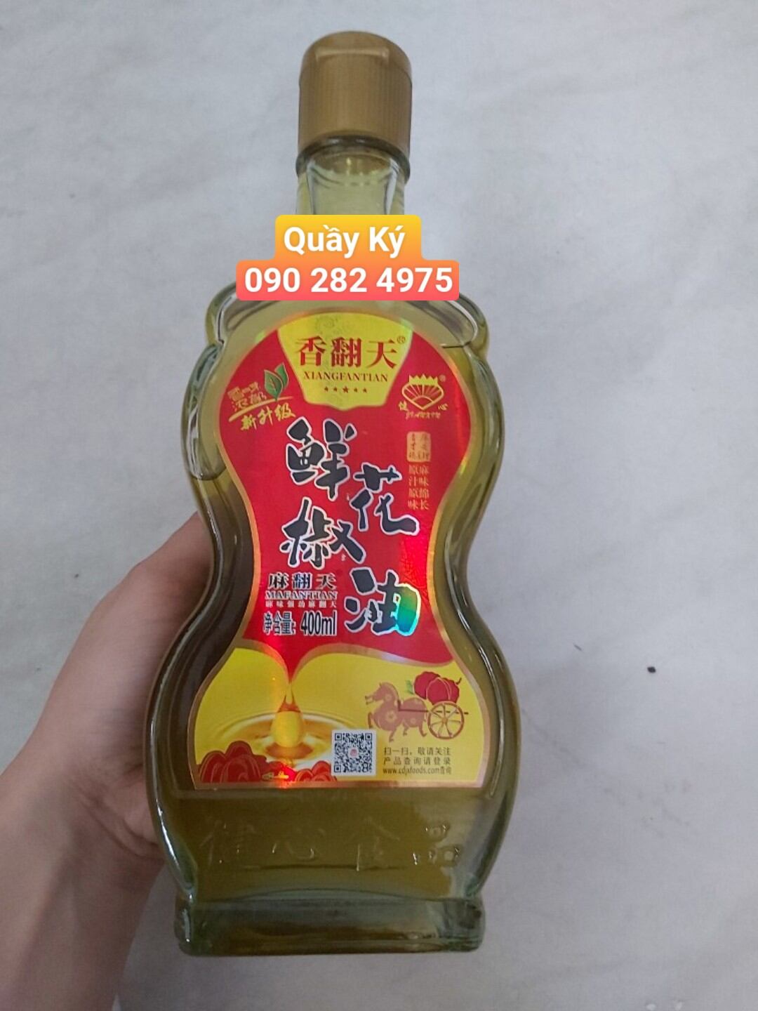 Dầu hoa tiêu đỏ 400ml