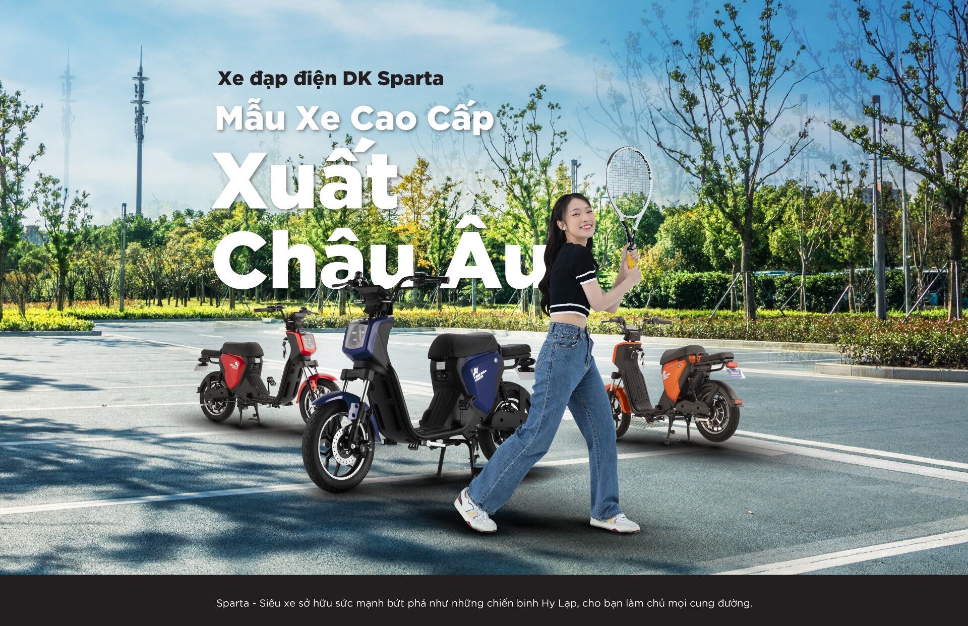 [HCM]XE ĐẠP ĐIỆN DKBIKE SPARTA