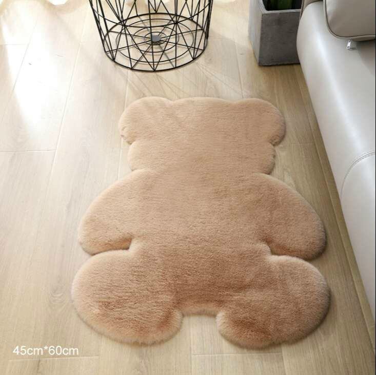 Thảm lông mịn hình Gấu