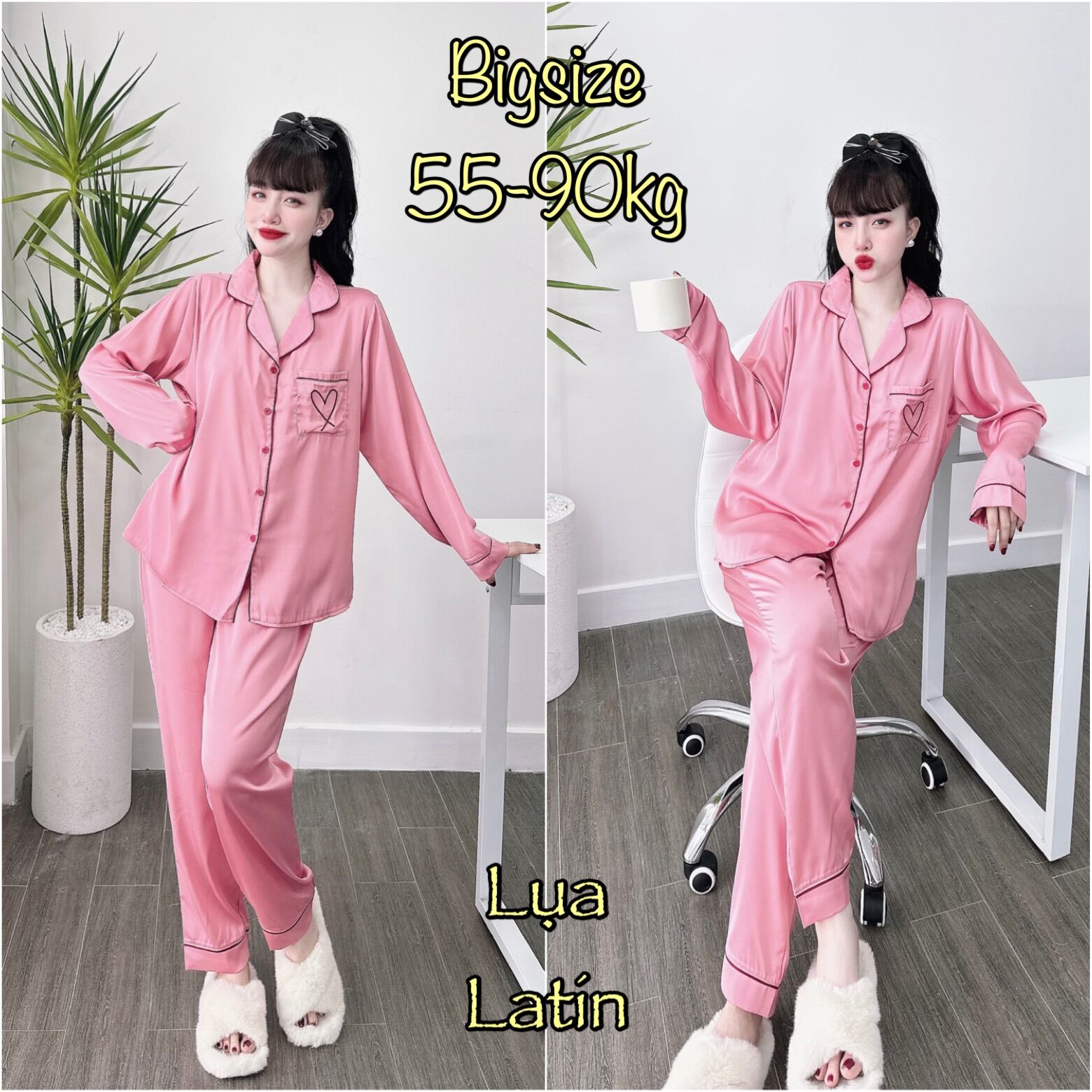 Đồ bộ lụa latin cao cấp bigsize tdqd
