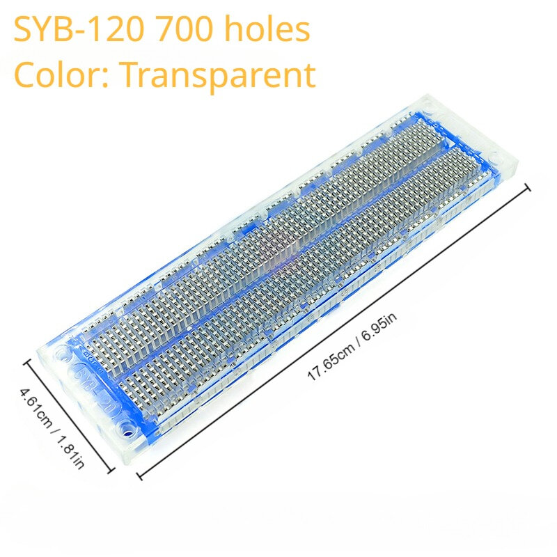 Mb102 zy-204 bo mạch không hàn bảng kiểm tra mạch tạo mẫu đa năng với lỗ cắm 170/400/700/750/830/1600
