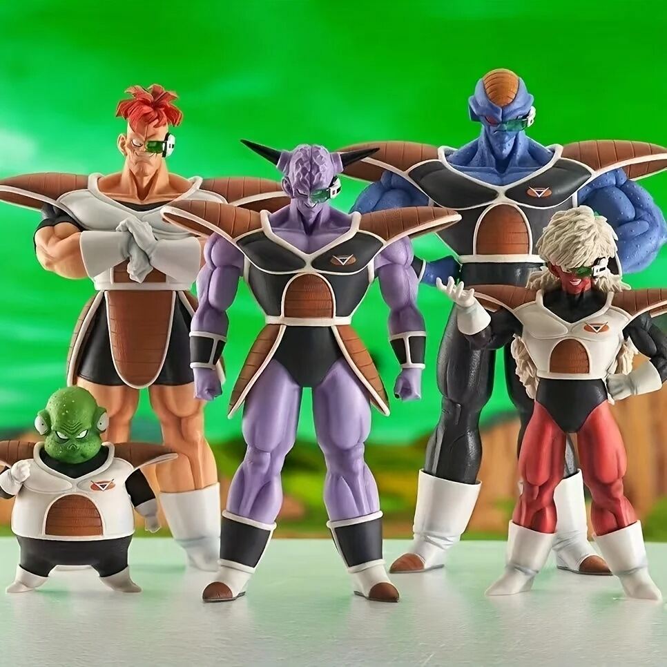 Dragon Ball Z Ginyu Force Bộ sưu tập nhân vật hành động: Jeice Ginyu Guldo Recoom Burter Pvc Model Dolls For Fans