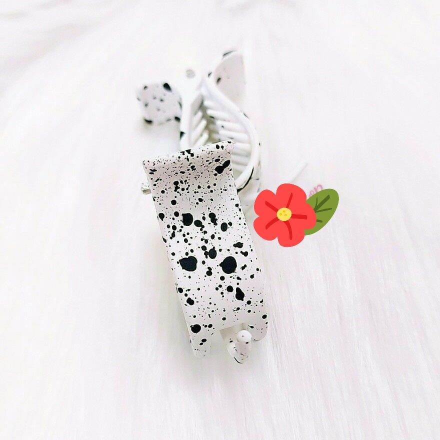 KẸP TÓC CÀNG CUA 5 RĂNG MÀU BÒ SỮA