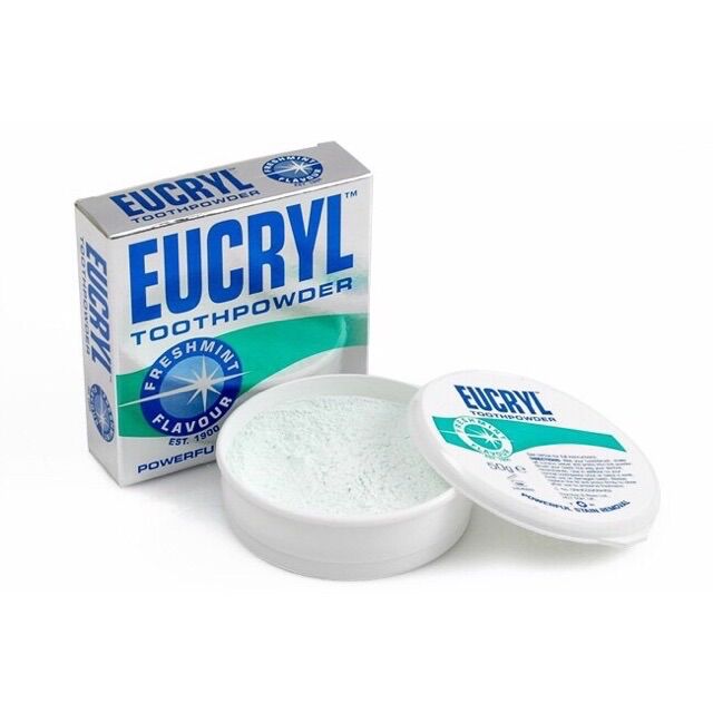 Kem và bột đánh tẩy trắng răng Eucryl Anh