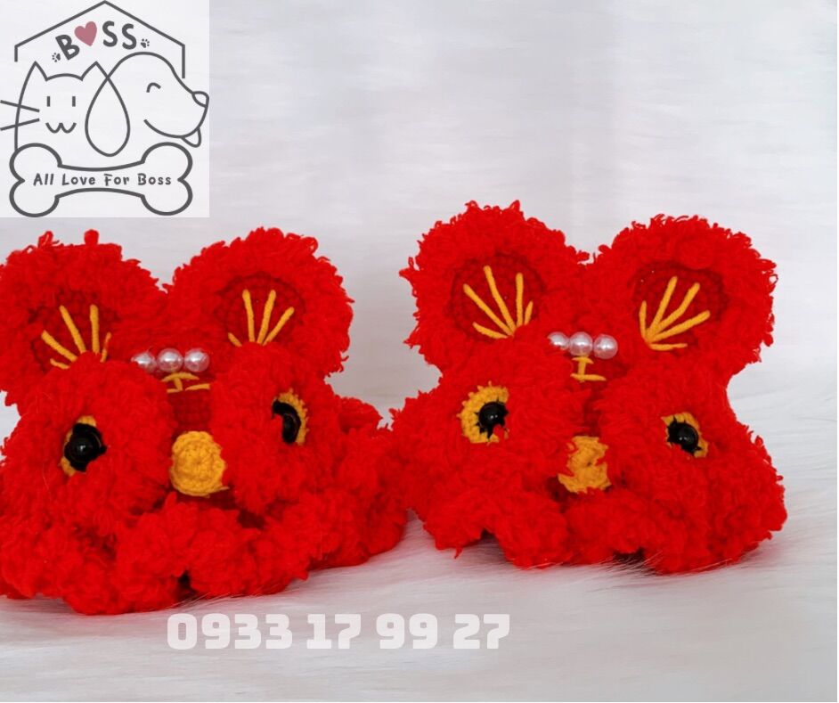 Nón lân hoá trang tết xinh xắn cho cún-mèo
