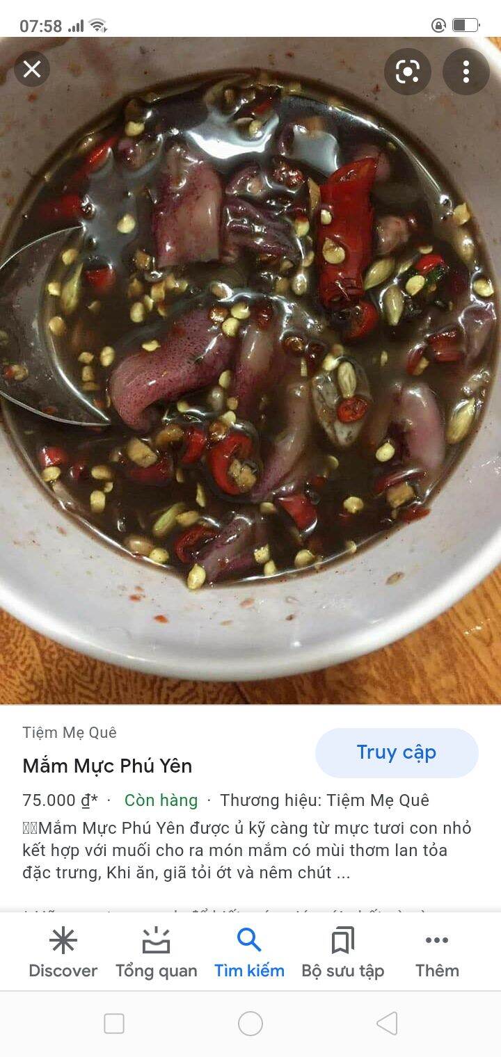 Mắm mực Bình Định (1 chai 330ml)