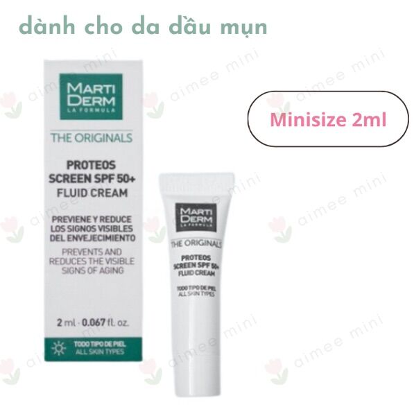 Mini 2ml | Kem Chống Nắng MartiDerm Cho Da Dầu