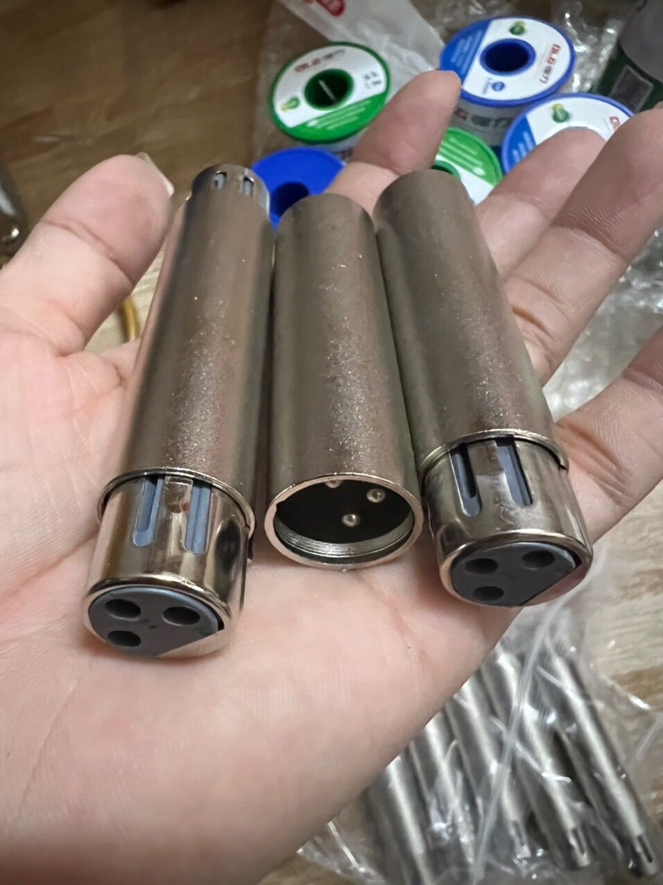 jack nối 2 đầu canon cái- cái/ đực- đực/ đực - cái( giá bán 1 chiếc)