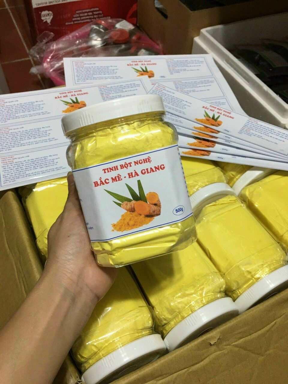 Tinh bột nghệ Hà Giang 500gr