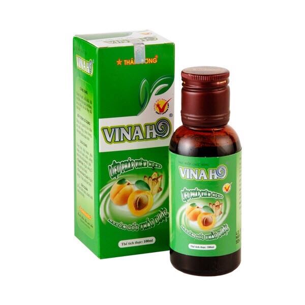 Siro vinaho sao thái dương 100ml - ho gió, ho khan , ho có đờm