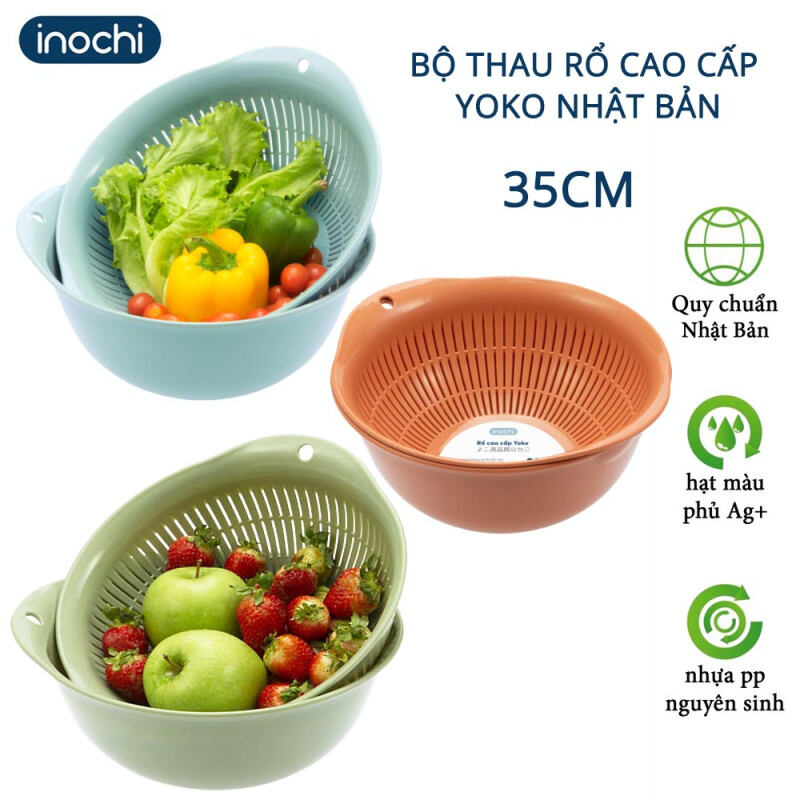 Bộ thau rổ cao cấp JOKO .thau rô 35cm hàng chính hãng inochi