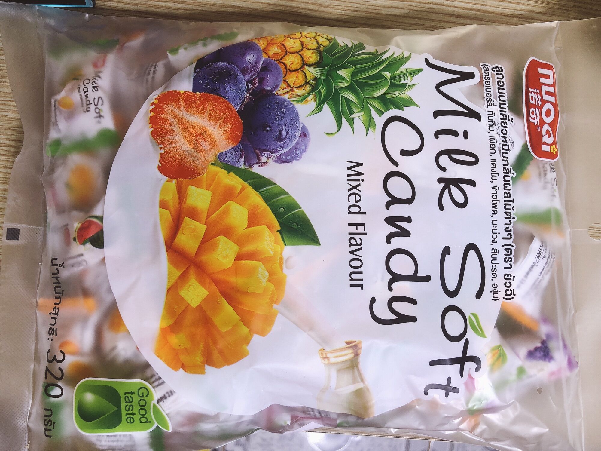 Kẹo dẻo trái cây Milk Soft Candy Thái Lan ( 1 gói )