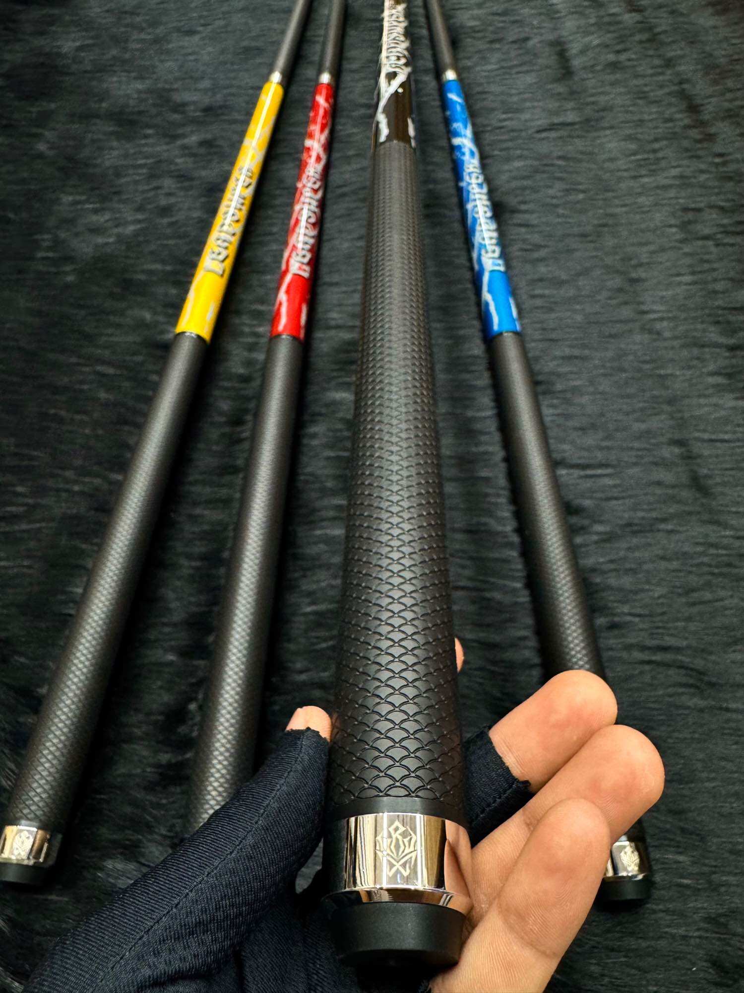 Combo Cơ/Gậy Bida Lỗ/Pool Ngọn Full Carbon Leadsuper Series 2 (Tặng Kèm Full Phụ Kiện)