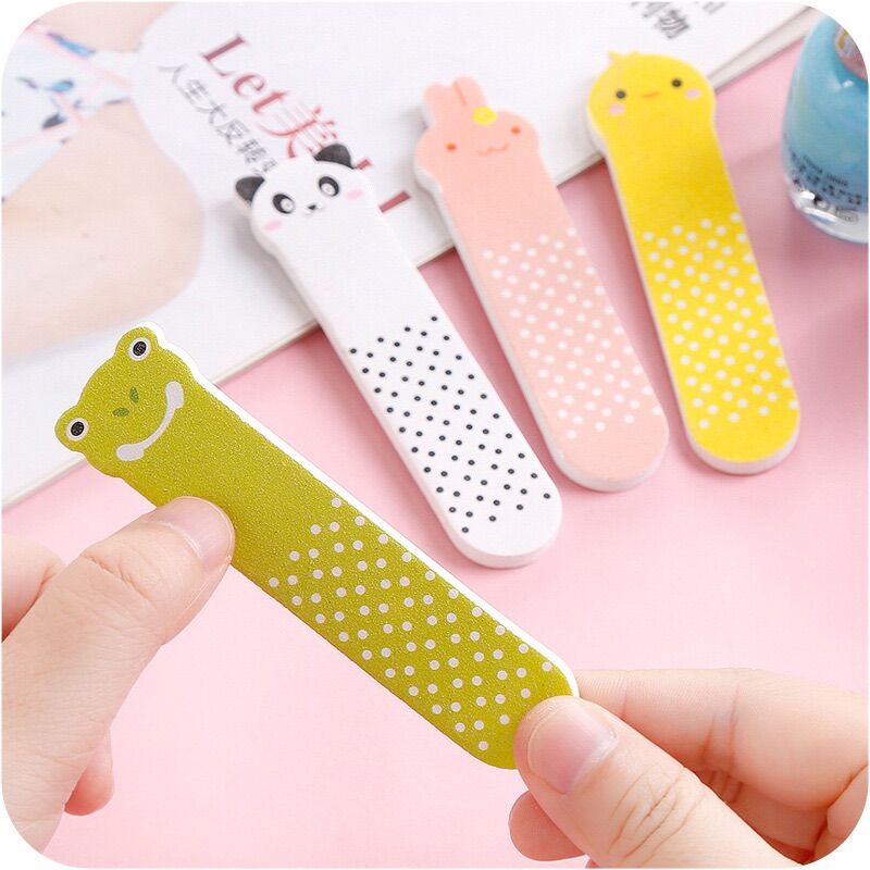 Dũa móng tay mini làm nail hình thú hoạ tiết