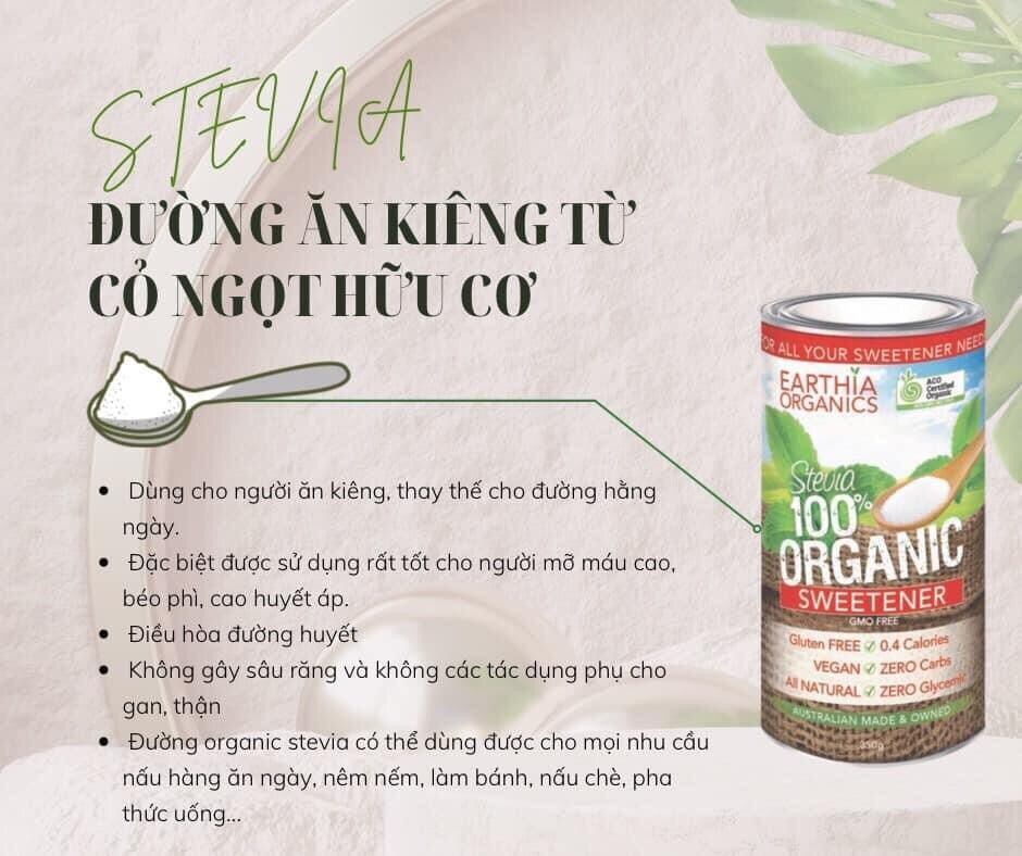 Đường cỏ ngọt hữu cơ Úc 350g (Xả kho - exp 7/23)