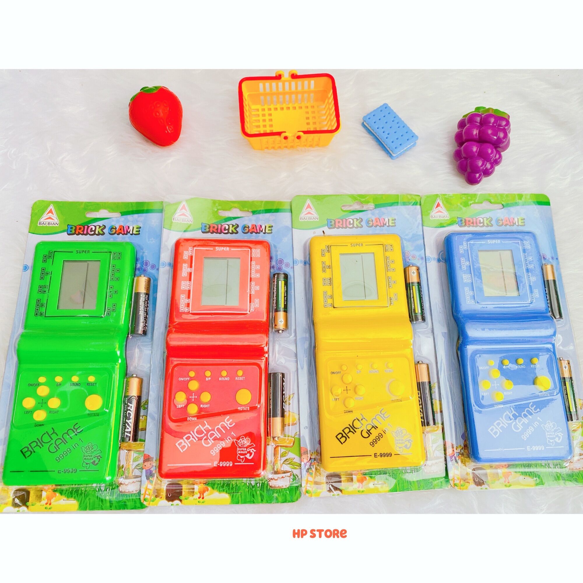 🔶 bộ máy trò chơi game điện tử + tặng pin nhiều màu cầm tay đồ chơi hàng đẹp 🔶