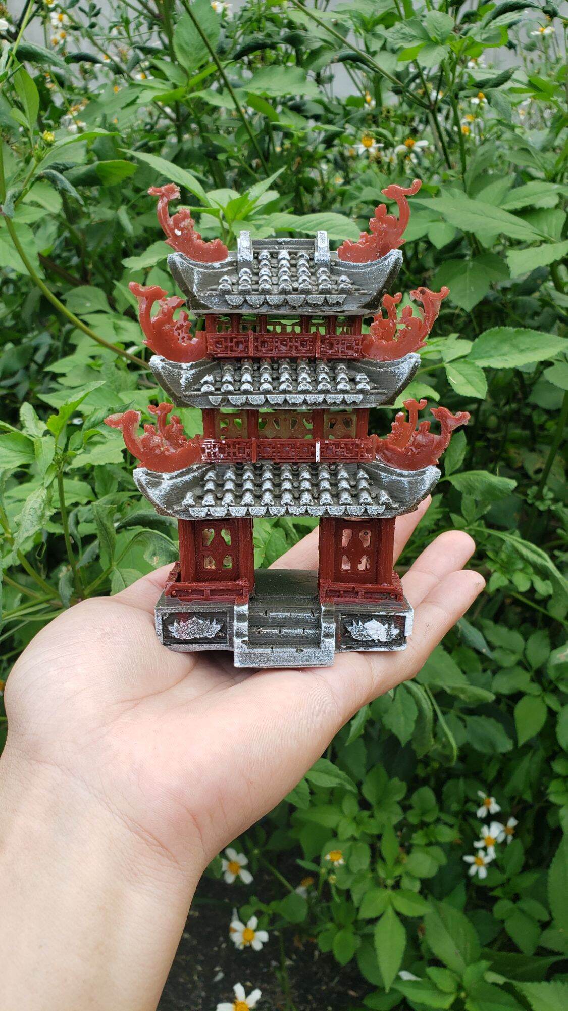 Mô hình tiểu cảnh nhà 3 tầng