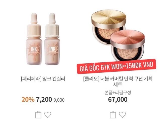 [Auth-Thanh lí] Phấn Nước Clio Double Cover Kill Tight Cushion 14g