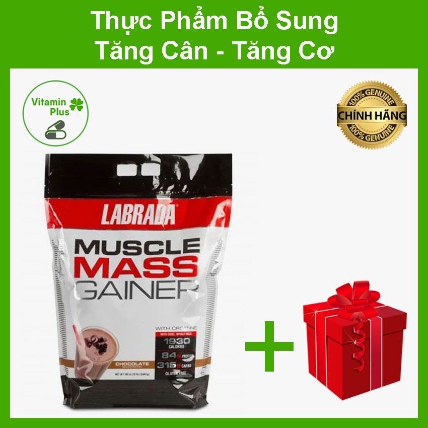 Sữa Tăng Cân Labrada Muscle Mass Gainer 12lbs- Hỗ Trợ Tăng Cân