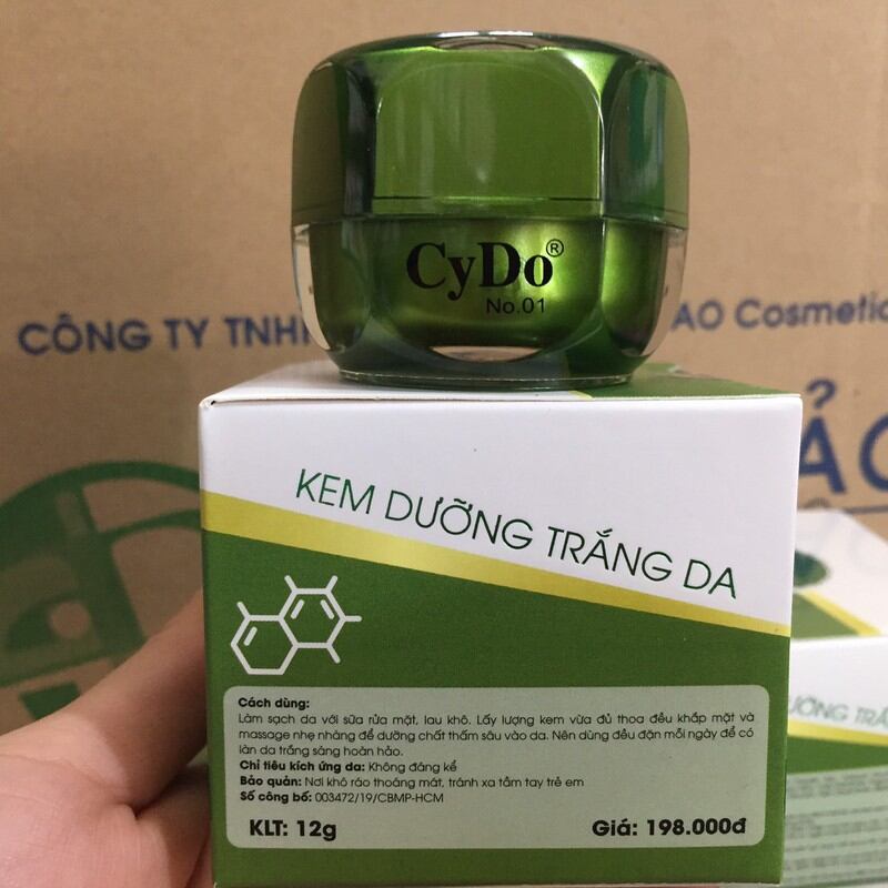 kem dưỡng trắng da cydo 12g đủ mẫu