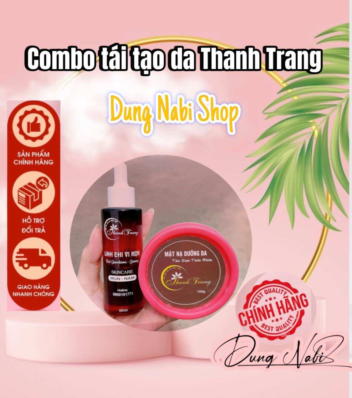 Combo Thảo dược hết mụn, thâm nám Thanh Trang