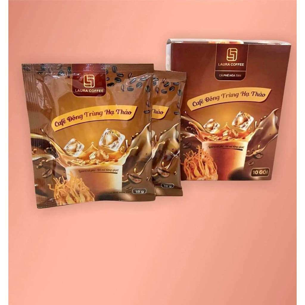 Cà phê Nhật Kim Anh cà phê hòa tan Laura Coffee  (Hộp 10 gói)