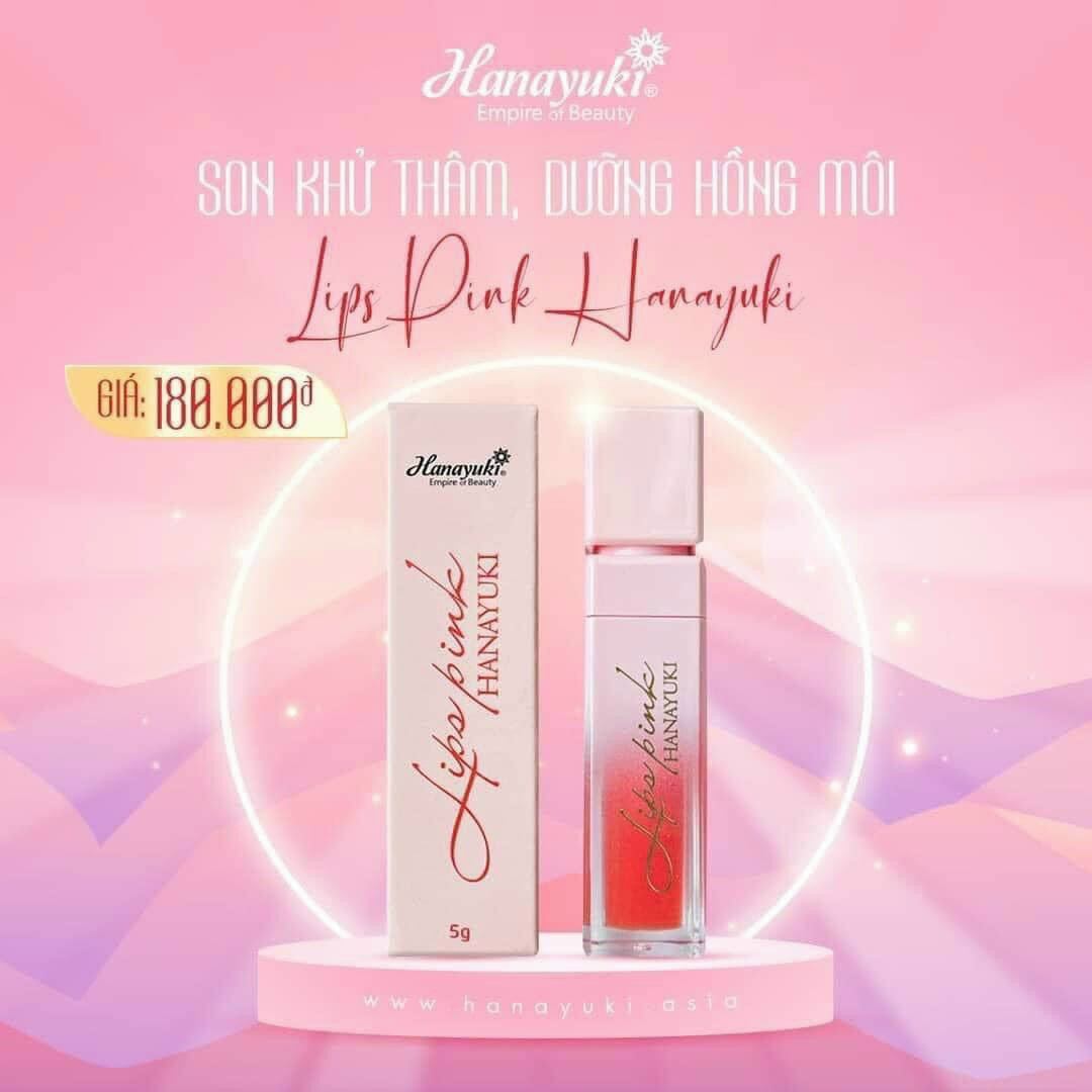 Son dưỡng hồng môi Hanayuki
