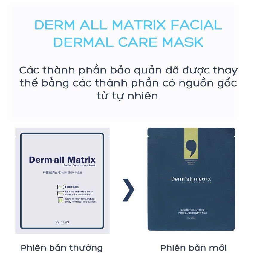 Mặt Nạ Collagen Nâng Cơ Trắng Da Derm All Matrix Đắp Qua Đêm