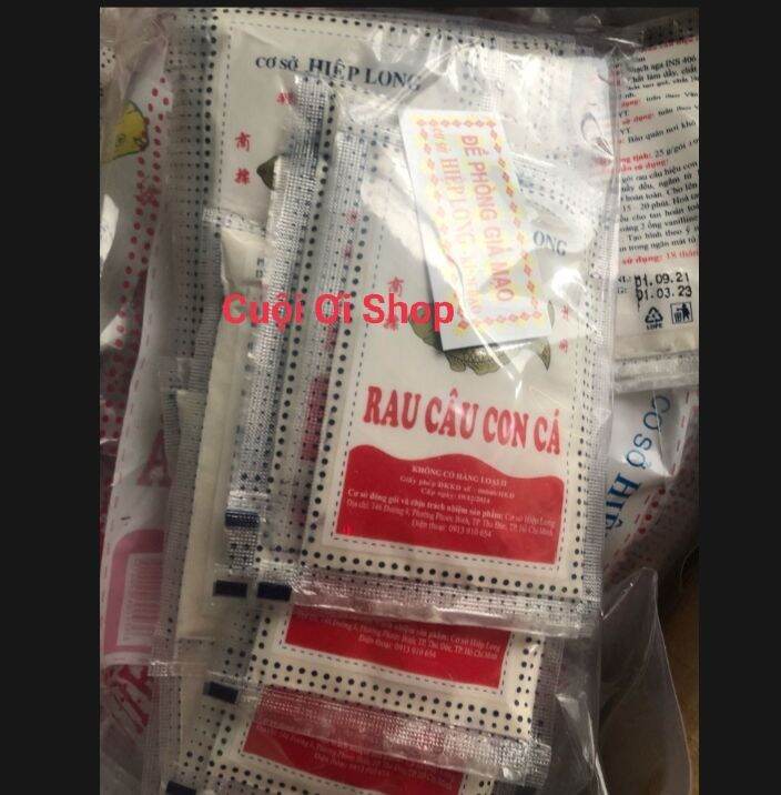 Bột Rau Câu Giòn Con Cá Hiệp Long Gói 25gr