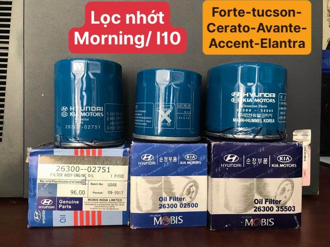 [SỈ-LẺ, CHÍNH HÃNG] Lọc nhớt ,Lọc dầu động cơ Hyundai i10 Grand, kia Morning, phụ tùng oto Toàn Khôi, EB03