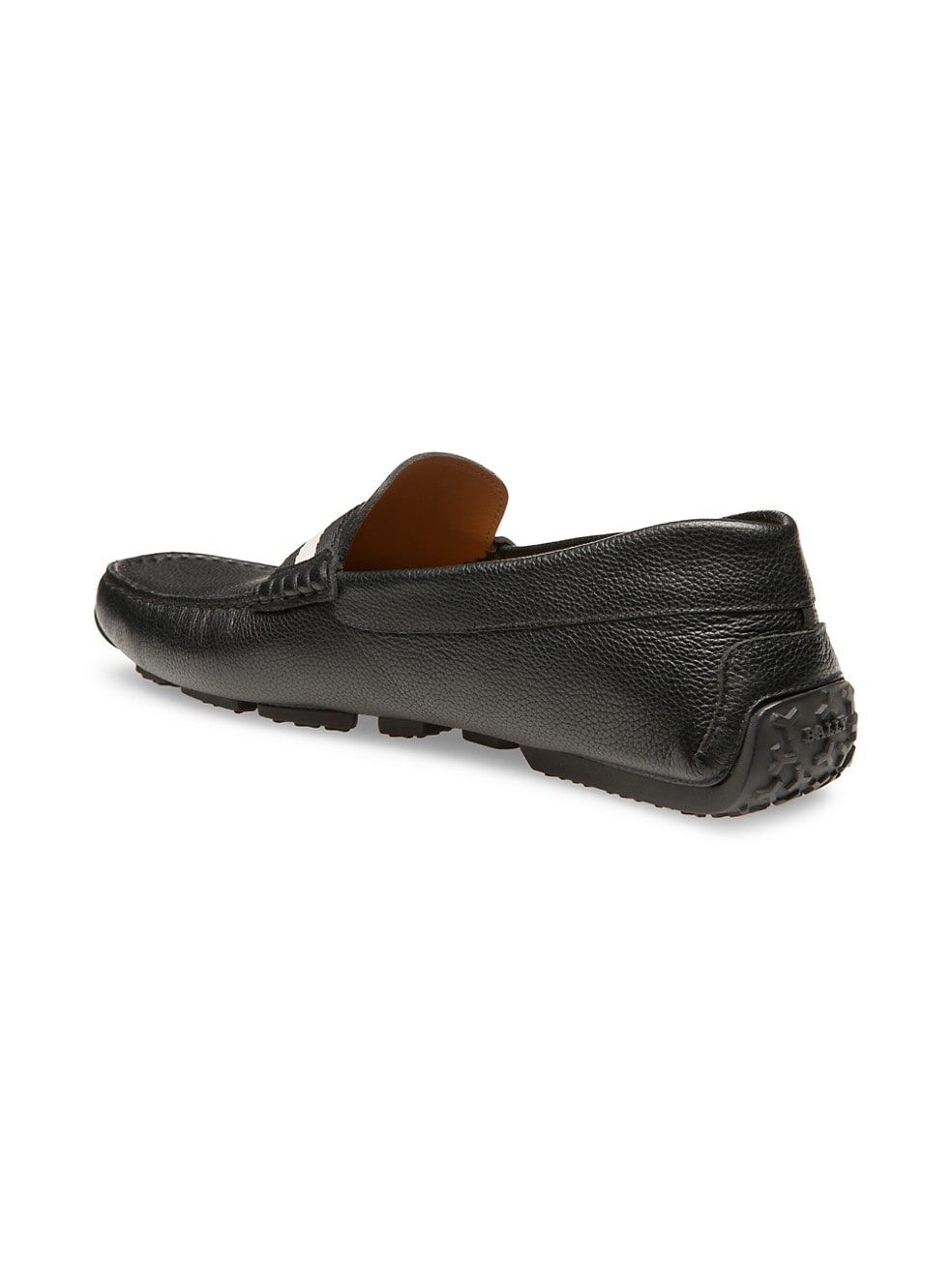 Giầy Bally Pearce Pebbled Leather Driving Loafers