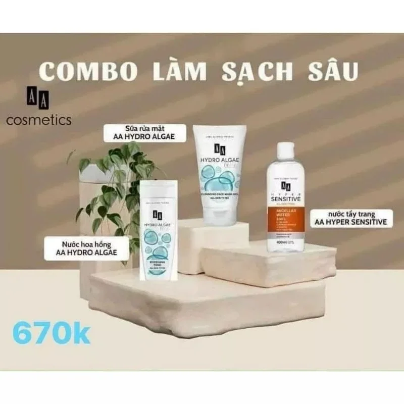 Nước tẩy trang AA HYPER SENSITIVE (400ml)_mỹ phẩm chính hãng