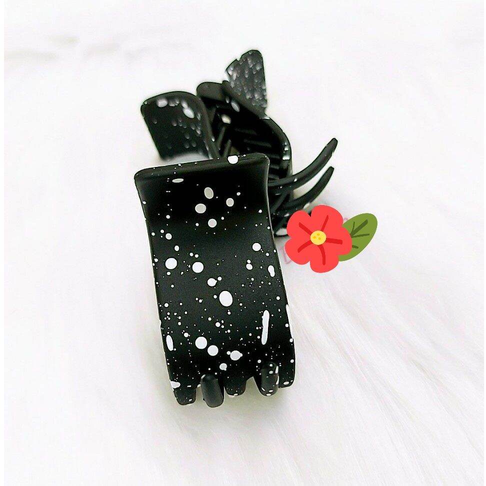 KẸP TÓC CÀNG CUA 5 RĂNG MÀU BÒ SỮA