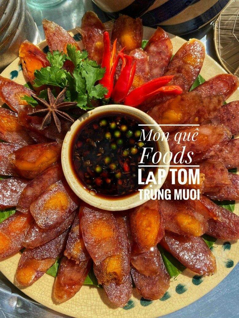 Lạp xưởng tôm trứng muối 1kg