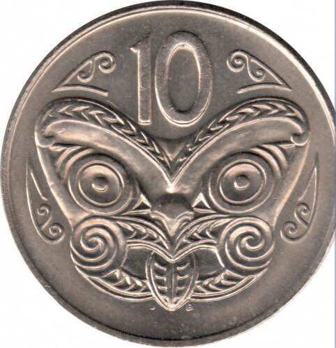 Đồng xu 10 cent của New Zealand