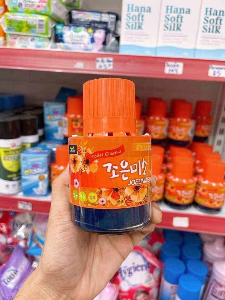 ♻️♻️ CỐC THẢ BỒN CẦU HÀN QUỐC, Toilet lúc nào cũng thơm tho sạch sẽ như khách sạn 5 sao!!️ Sale  giá #75k/c  🆘🆘 Bồn cầu trong toilet nhà bạn nếu trong 1 tuần không được cọ rửa, sẽ chuyển sang màu ố vàng, thậm chí còn có mùi hôi rất khó chịu. Sử dụng chai