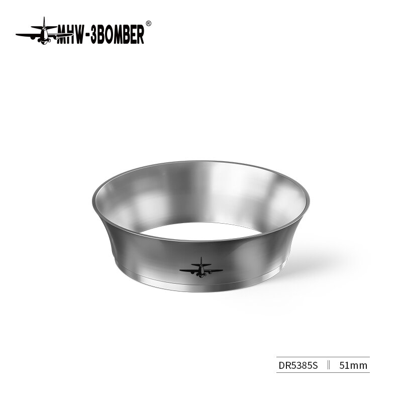 Mhw-3bomber Vòng Định Lượng Bằng Thép Không Gỉ Cho Máy Pha Cà Phê Espresso 51/53/54/58mm Tương Thích Với Hầu Hết Các Máy Pha Cà Phê Của Ý