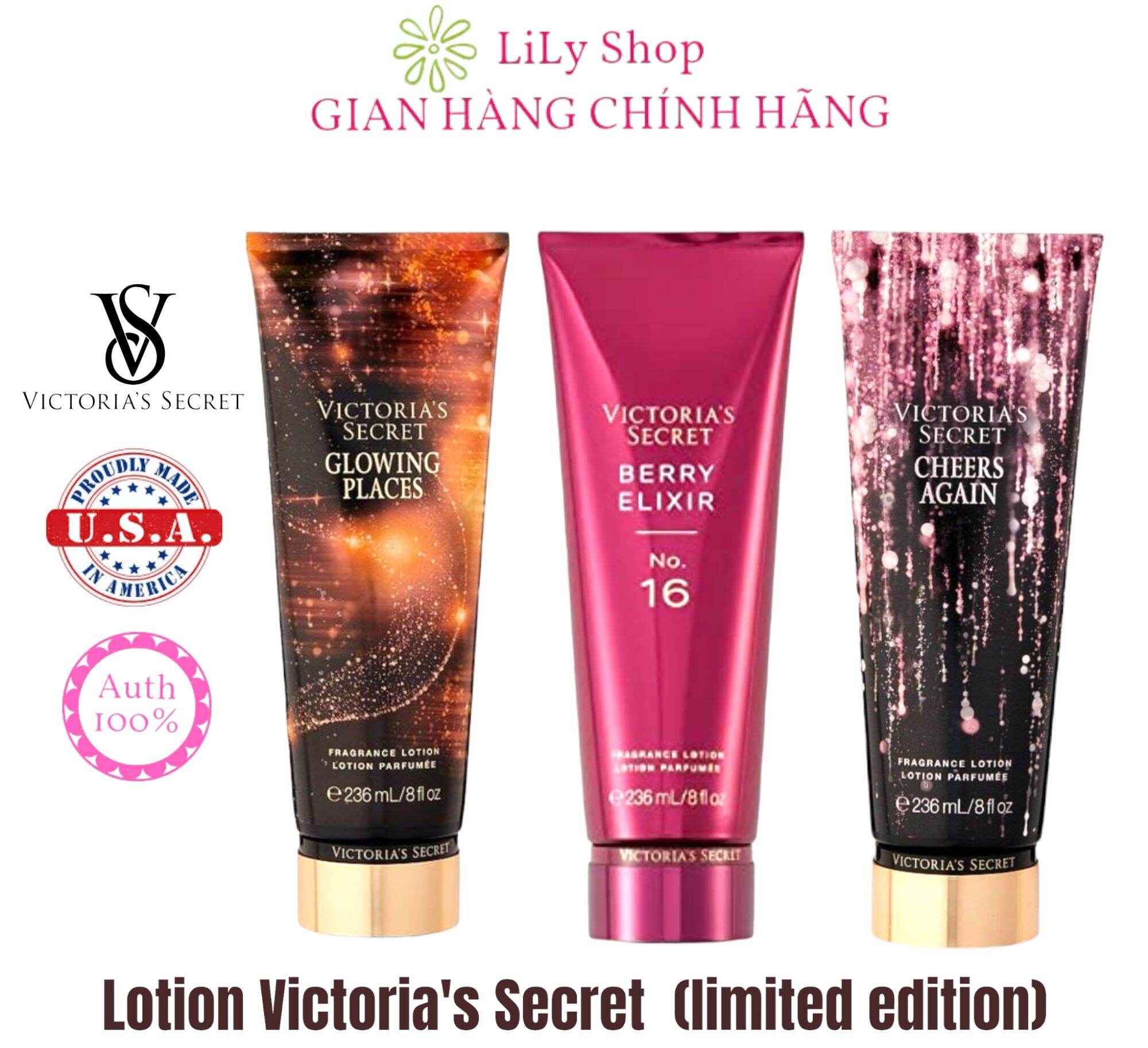 Dưỡng thể VICTORIA'S SECRET của Mỹ cung cấp dưỡng chất dưỡng da mềm mại mịn màng