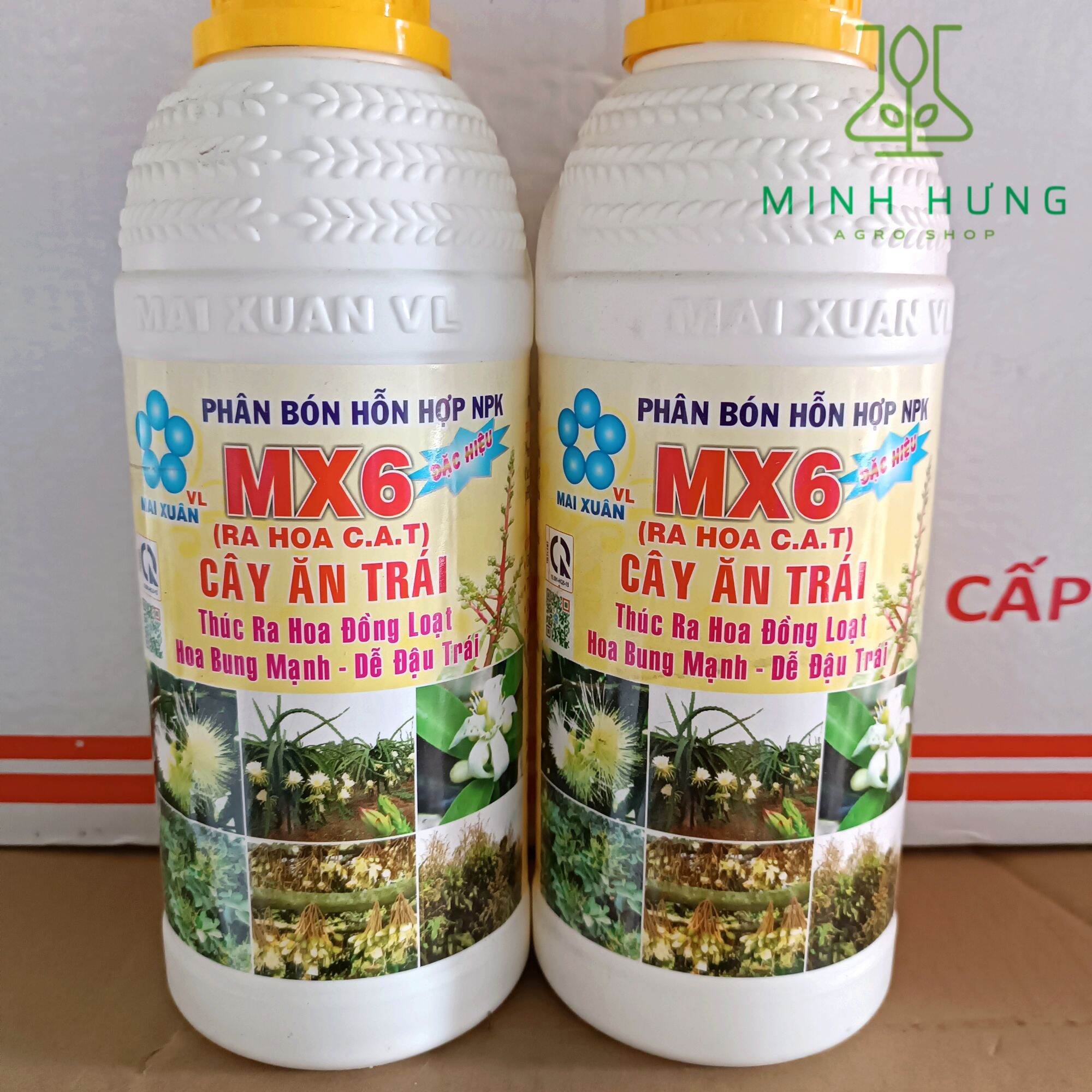 Phân bón hỗn hợp npk mx6 chai 1l