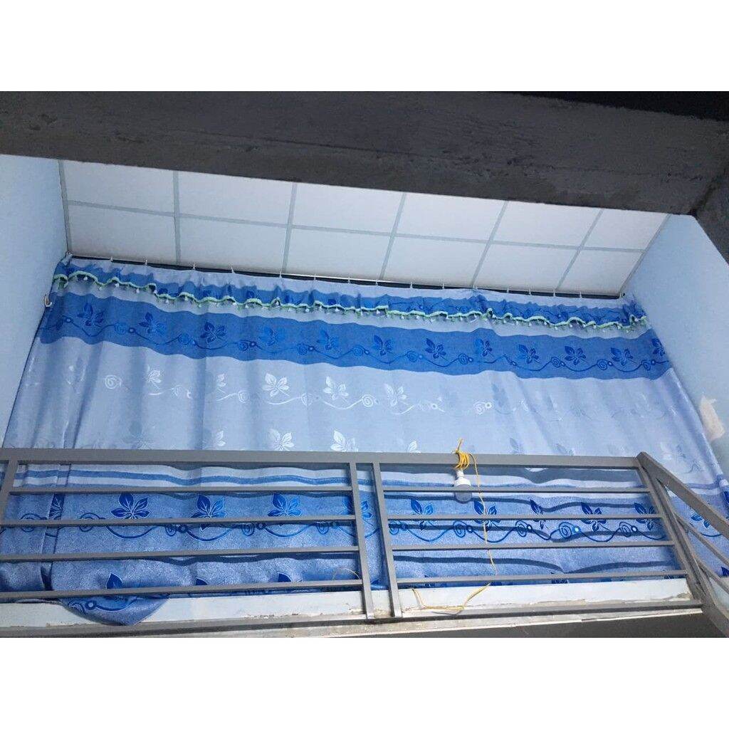 rèm che gác lửng kích thước rộng 3m x cao 1m