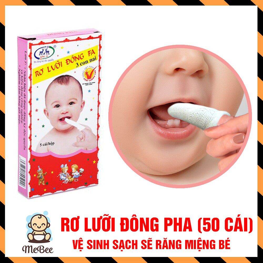 10 hộp rơ lưỡi Đông Fa cho bé yêu