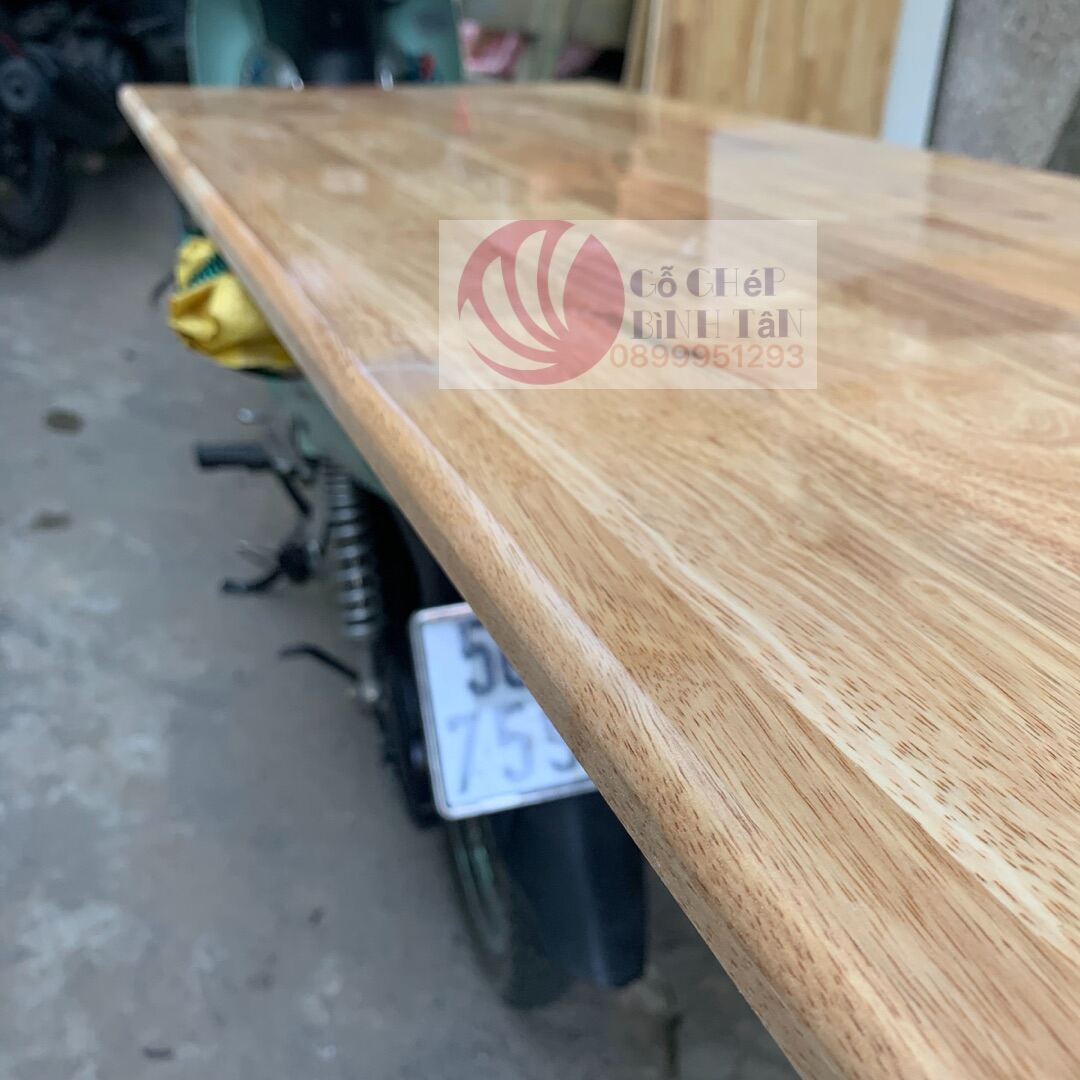 [[GỖ THỊT]] Mặt bàn gỗ bo góc cạnh đẹp r60cm*d120cm đến r40cm*d60cm* dày 18mm