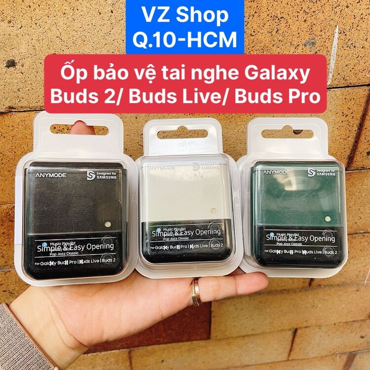 Chính hãng nguyên seal - Case buds/Ốp bảo vệ tai nghe Galaxy Buds 2/ Buds Live/ Buds Pro/ Buds 2 Pro hình điện thoại Z Flip3