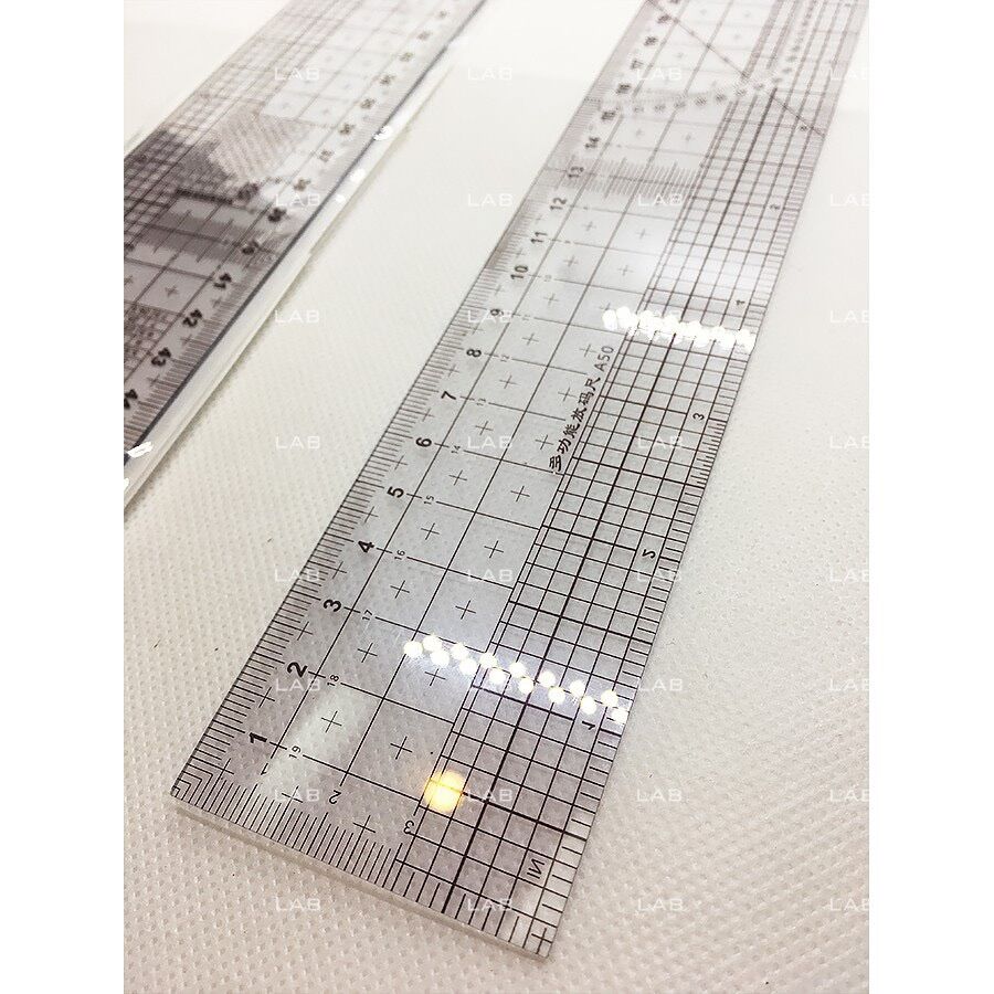 Thước dẻo thẳng vẽ may màu đen 50cm