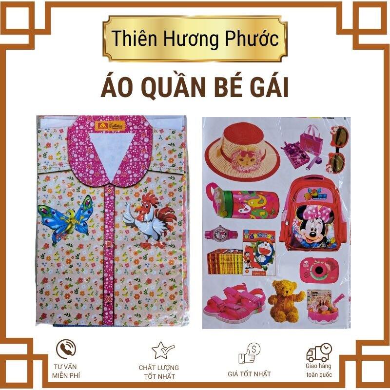 Quần áo bé gái cao cấp vàng mã