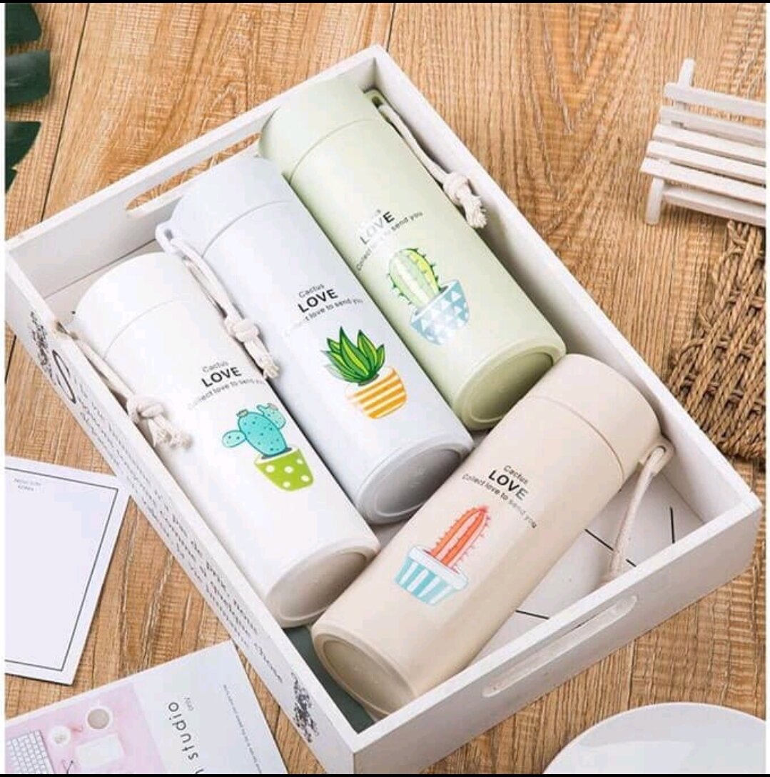 BÌNH NƯỚC GIỮ NHIỆT XƯƠNG RỒNG 450ML