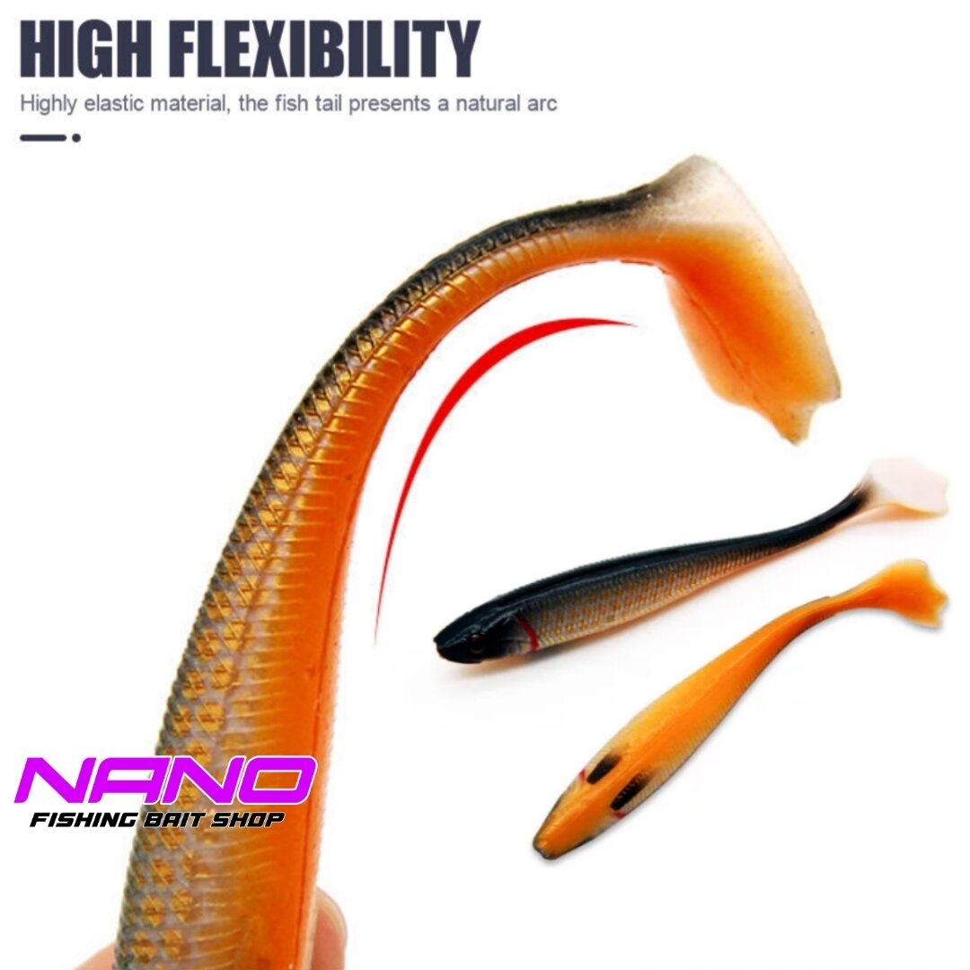 Mồi mềm câu lóc chẽm NFF 9cm 5gr