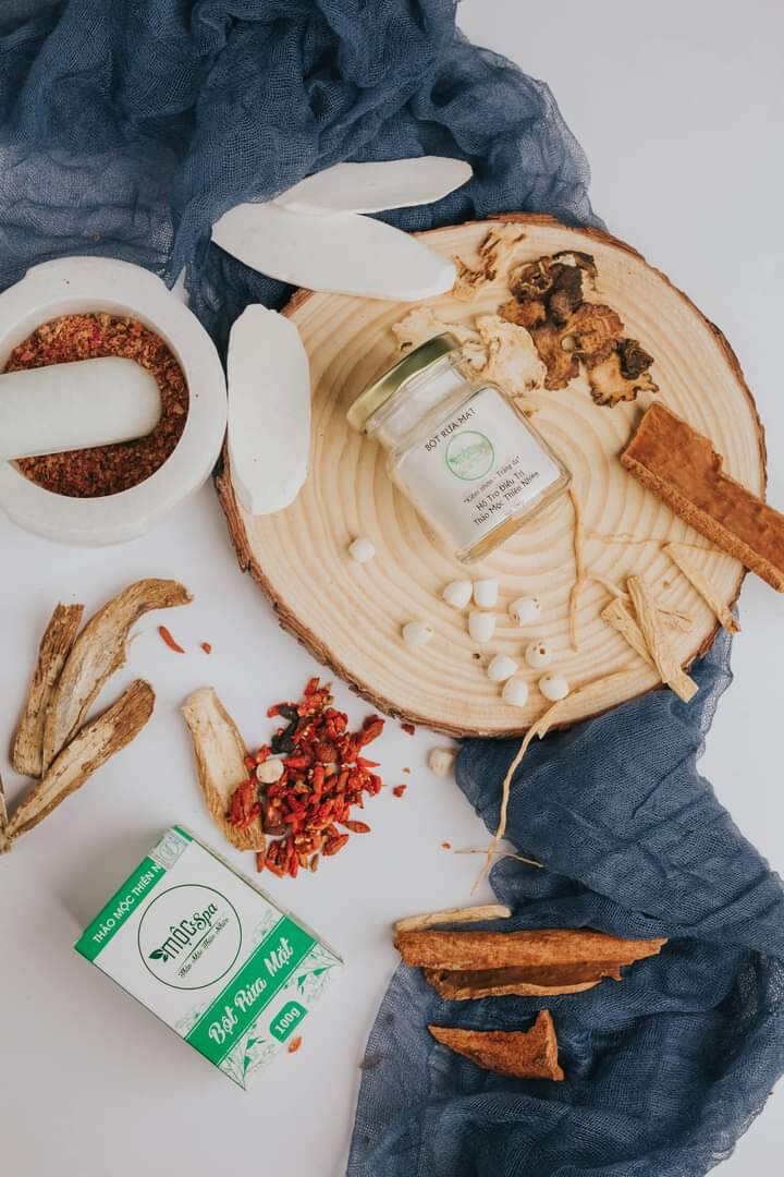 bột rửa mặt