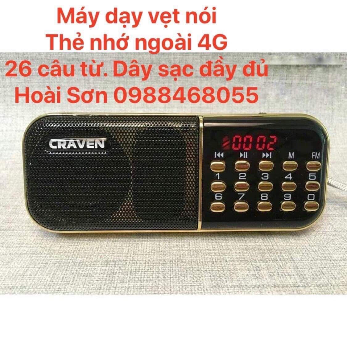 Máy dạy vẹt nói có sẵn 30câu dạy vẹt thông dụng