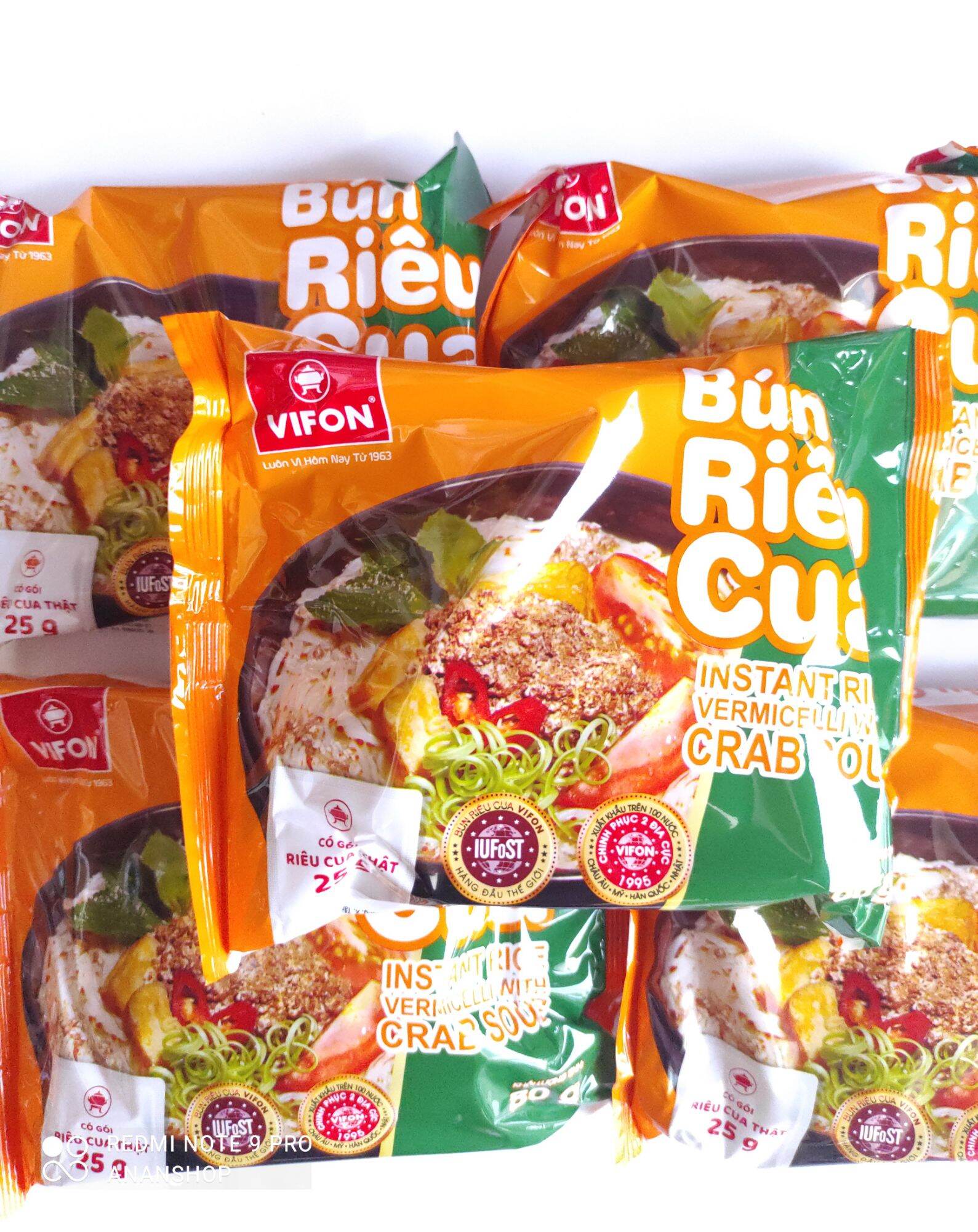 Combo 5 gói bún riêu cua Vifon gói 80g